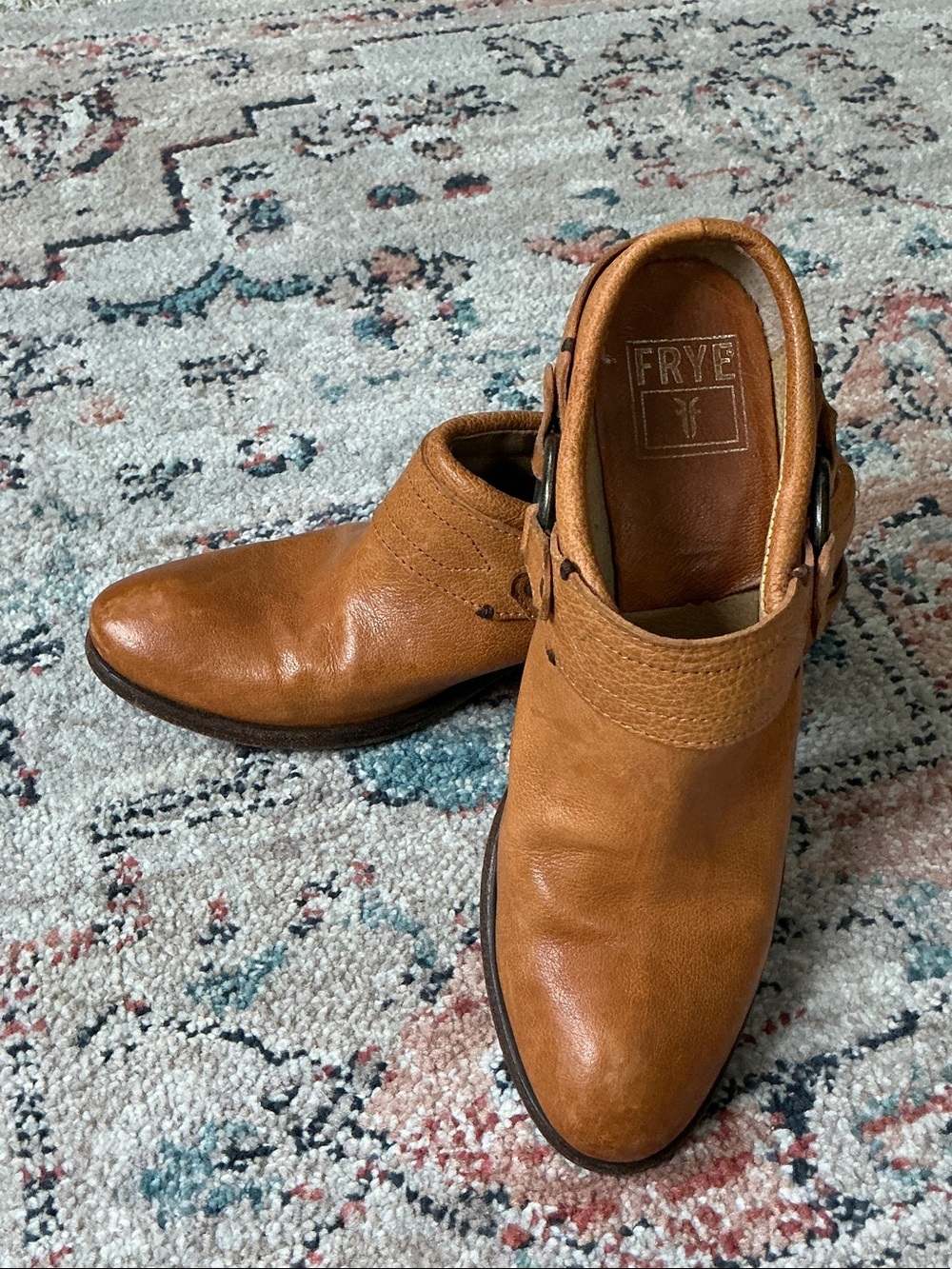 Frye Carson Harness Mules - Picture 2 of 10